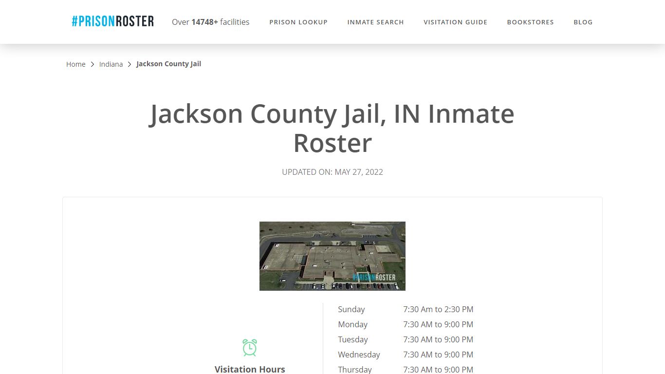 Jackson County Jail, IN Inmate Roster